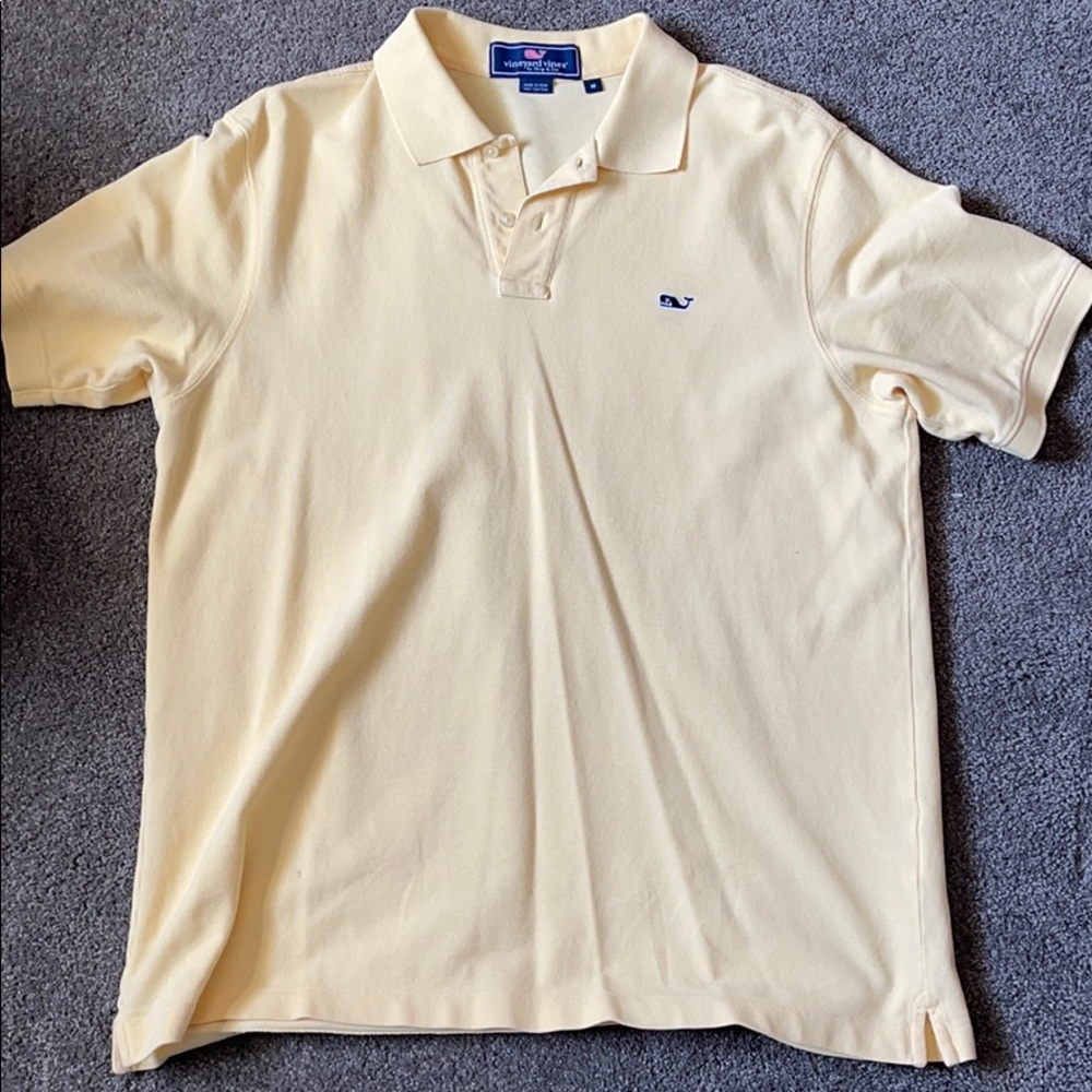 Vineyard Vines Yellow Polo